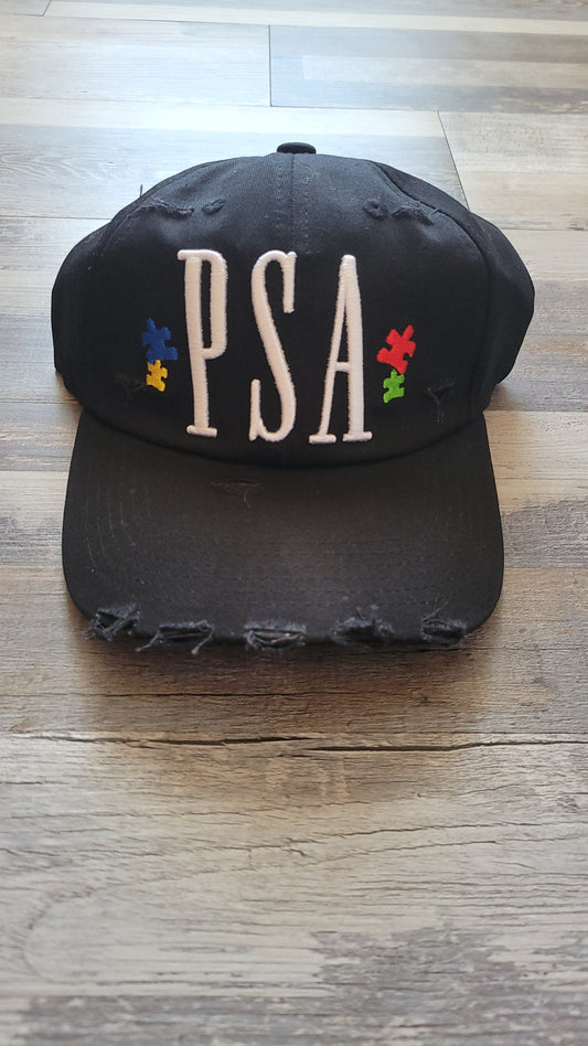 Autism Awareness Distressed Dad Cap