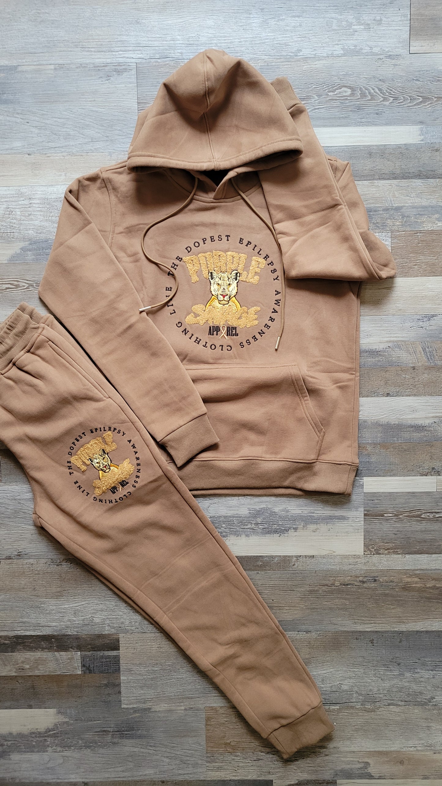 Chocolate Brown Lion Jogger