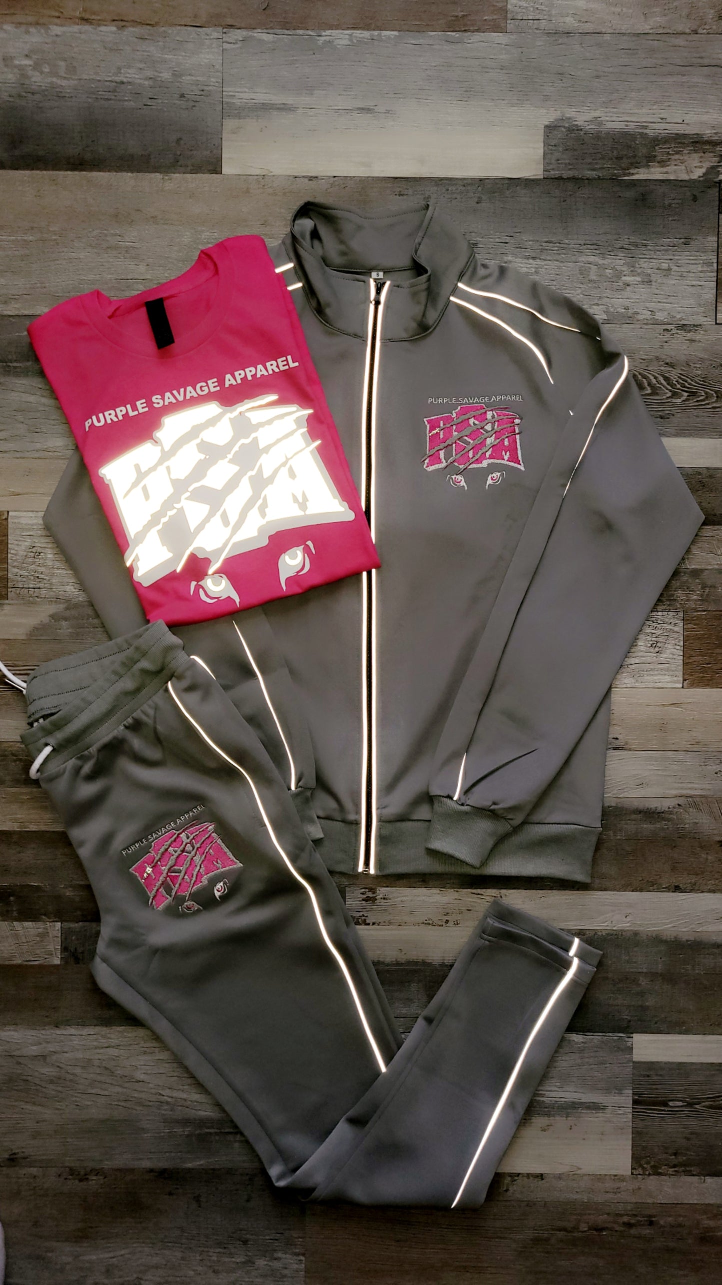 Reflective Tracksuit Set