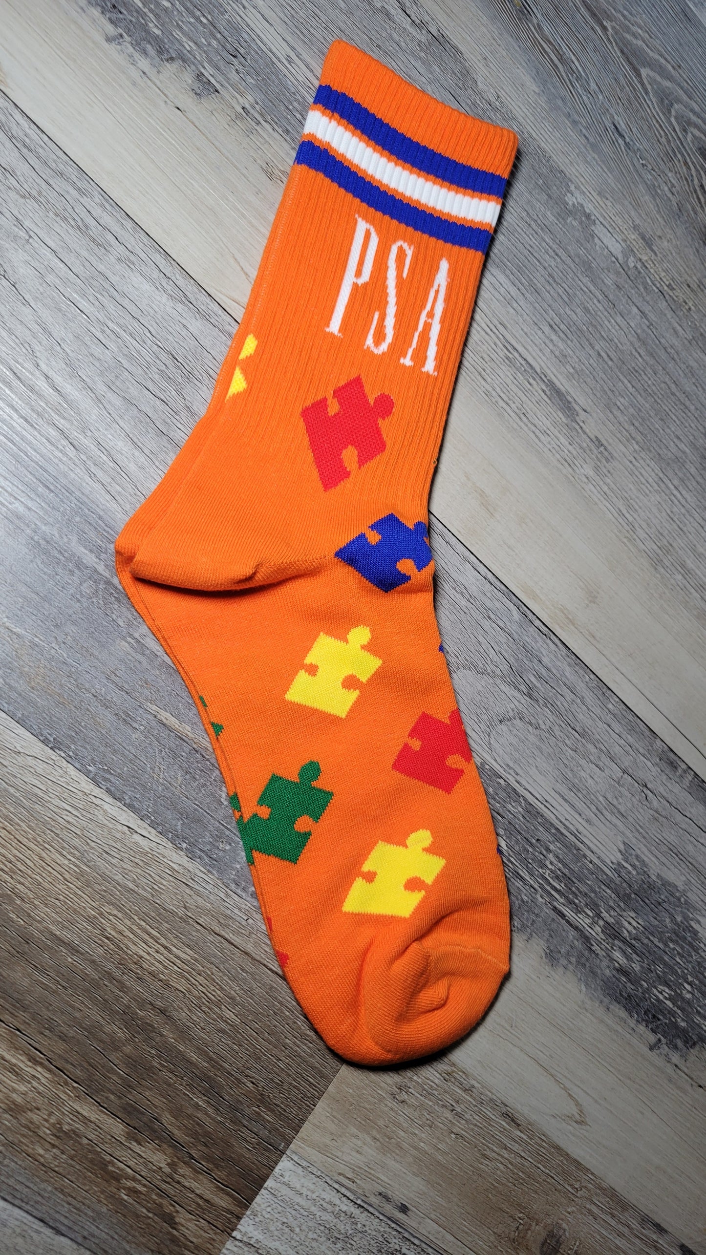 Autism Puzzle Crew Socks