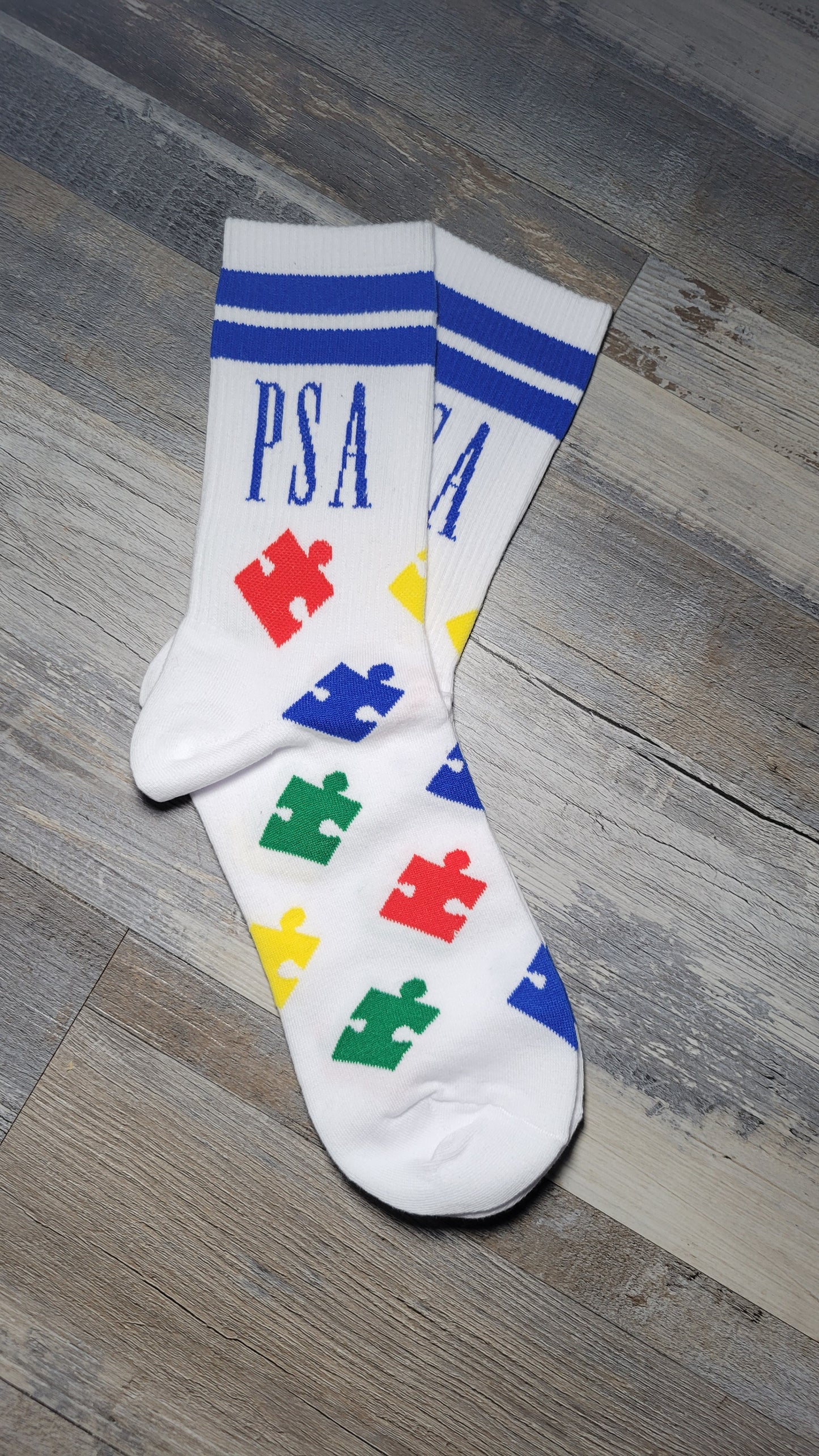 Autism Puzzle Crew Socks